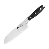 Vogue Black Stainless Steel Tsuki Series 7 Santoku Knife 7"